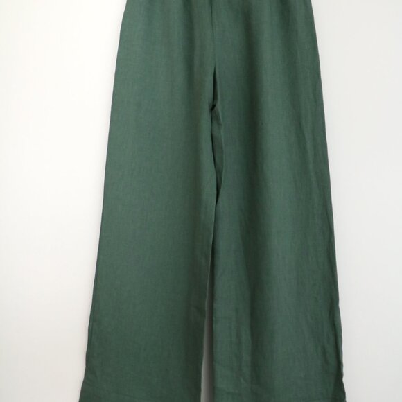 NWT  Straight Linen Blend Pants - Picture 6 of 7